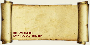 Hana Milosavljević vizit kartica